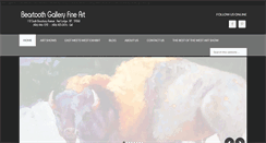 Desktop Screenshot of beartoothgalleryfineart.com