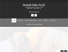 Tablet Screenshot of beartoothgalleryfineart.com